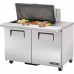 True TSSU-48-15M-B-HC, 48 2 Door Mega Top Sandwich / Salad Prep Table, (15) 1/6 Size Pans True TSSU-48-15M-B-HC, 48 2 Door Mega Top Sandwich / Salad Prep Table, (15) 1/6 Size Pans