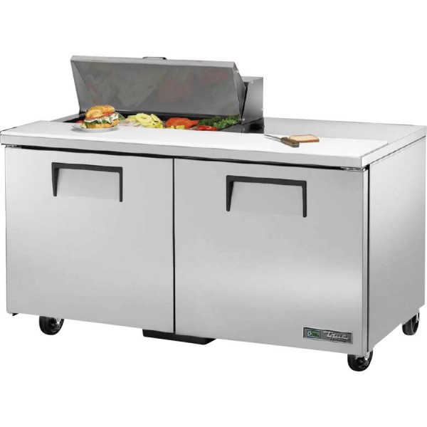 True TSSU-60-10-HC, 60 2 Door Sandwich / Salad Prep Table, (10) 1/6 Size Pans True TSSU-60-10-HC, 60 2 Door Sandwich / Salad Prep Table, (10) 1/6 Size Pans