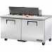 True TSSU-60-12-HC, 60 2 Door Sandwich / Salad Prep Table, (12) 1/6 Size Pans True TSSU-60-12-HC, 60 2 Door Sandwich / Salad Prep Table, (12) 1/6 Size Pans