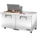 True TSSU-60-12M-B-HC, 60 2 Door Mega Top Sandwich / Salad Prep Table, (12) 1/6 Size Pans True TSSU-60-12M-B-HC, 60 2 Door Mega Top Sandwich / Salad Prep Table, (12) 1/6 Size Pans