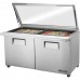 True TSSU-60-24M-B-ST-FGLID-HC, 60 2 Door Mega Top Sandwich / Salad Prep Table, (24) 1/6 size pans True TSSU-60-24M-B-ST-FGLID-HC, 60 2 Door Mega Top Sandwich / Salad Prep Table, (24) 1/6 size pans