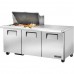 True TSSU-72-15M-B-HC, 72 3 Door Mega Top Sandwich / Salad Prep Table, (15) 1/6 Size Pans True TSSU-72-15M-B-HC, 72 3 Door Mega Top Sandwich / Salad Prep Table, (15) 1/6 Size Pans