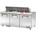 True TSSU-72-16-HC, 72 3 Door Sandwich / Salad Prep Table, (16) 1/6 Size Pans True TSSU-72-16-HC, 72 3 Door Sandwich / Salad Prep Table, (16) 1/6 Size Pans