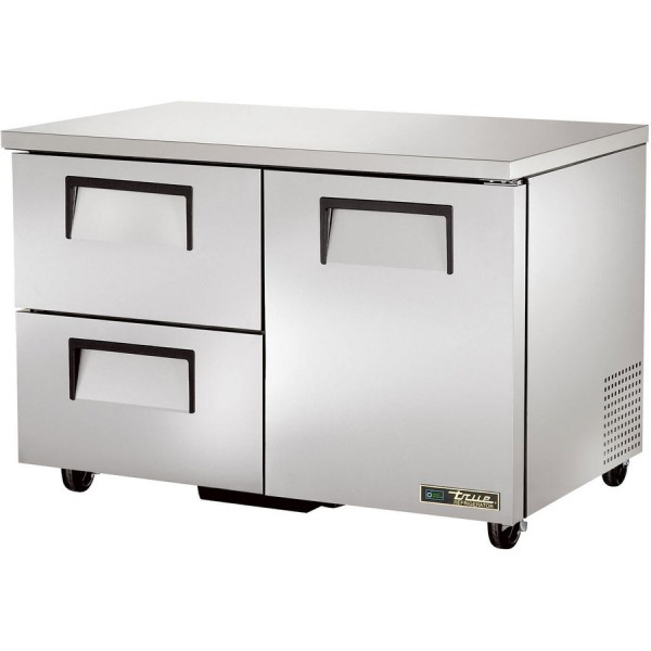True TUC-48D-2-HC, 48 1 Solid Door, 2 Drawer Undercounter Refrigerator True TUC-48D-2-HC, 48 1 Solid Door, 2 Drawer Undercounter Refrigerator