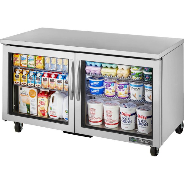 True TUC-60G-HC~FGD01, 60 2 Glass Door Undercounter Refrigerator True TUC-60G-HC~FGD01, 60 2 Glass Door Undercounter Refrigerator