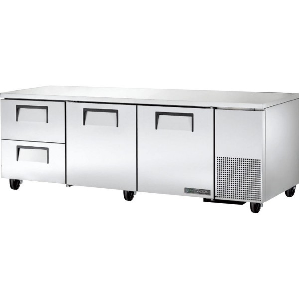 True TUC-93D-2-HC, 93 2 Solid Door, 2 Drawer Deep Undercounter Refrigerator True TUC-93D-2-HC, 93 2 Solid Door, 2 Drawer Deep Undercounter Refrigerator