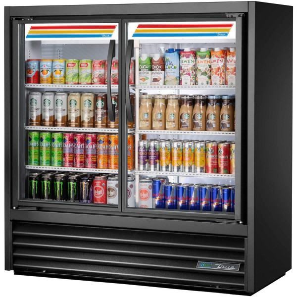 True TVM-48SL-48-HC~VM01, 47 2 Swing Glass Door Merchandiser Refrigerator True TVM-48SL-48-HC~VM01, 47 2 Swing Glass Door Merchandiser Refrigerator
