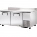 True TWT-67-HC, 67 2 Solid Door Worktop Refrigerator True TWT-67-HC, 67 2 Solid Door Worktop Refrigerator