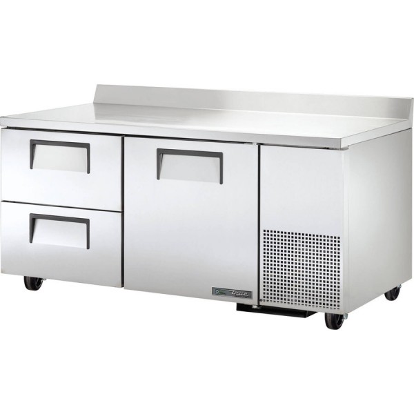 True TWT-67D-2-HC, 67 1 Solid Door, 2 Drawer Worktop Refrigerator True TWT-67D-2-HC, 67 1 Solid Door, 2 Drawer Worktop Refrigerator