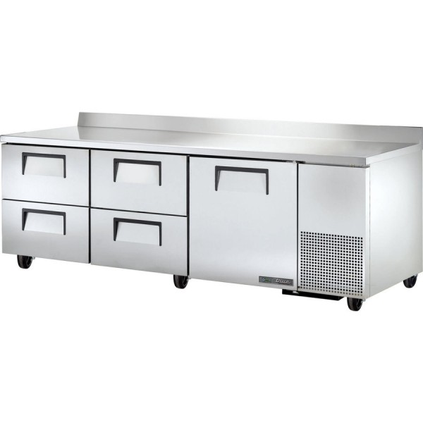 True TWT-93D-4-HC, 93 1 Solid Door, 4 Drawer Deep Worktop Refrigerator True TWT-93D-4-HC, 93 1 Solid Door, 4 Drawer Deep Worktop Refrigerator