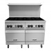 Vulcan 48SS-8BP Endurance 8-Burner 48 Liquid Propane Range with Two Standard Ovens - 286,000 BTU Vulcan 48SS-8BP Endurance 8-Burner 48 Liquid Propane Range with Two Standard Ovens - 286,000 BTU