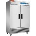 2 Door Commercial Refrigerator, WESTLAKE WKR-49B 54" W Reach in Fridge 49 Cu.ft Upright Cooler for Restaurant, Bar, Shop, etc