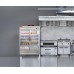 WESTLAKE 54 W Commercial Display Refrigerator 2 Glass Door Merchandiser 2 Section Stainless Steel Reach-in Glass Door Upright Fan Cooling 49 Cu.ft Cooler for Restaurant, Bar, Shop, etc