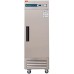 WESTLAKE Commercial Freezer 27W Stainless Steel Reach-in Solid Single Door Upright Fan Cooling 23 Cu.ft Freezer for Restaurant, Bar, Shop, etc