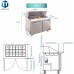Sandwich Prep Table Refrigerator, WESTLAKE WKSR-48BM 2 Door 48 Mega Top Salad Sandwich Prep Table with 18 Pans