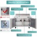 Sandwich Prep Table Refrigerator, WESTLAKE WKSR-48BM 2 Door 48 Mega Top Salad Sandwich Prep Table with 18 Pans