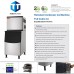 Commercial Ice Machine, WESTLAKE SK-329 Full Cube Ice Maker Machine 350 lbs Ice with 230lbs Storage Capacity