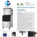 Commercial Ice Machine, WESTLAKE SK-529 Full Cube Ice Maker Machine 500 lbs Ice with 375lbs Storage Capacity