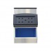 Commercial Ice Machine, WESTLAKE SK-529 Full Cube Ice Maker Machine 500 lbs Ice with 375lbs Storage Capacity