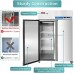 Commercial Refrigerator and Freezer, WESTLAKE 48" W 2 door Reach in Refrigerator and Freezer Combo 36 Cu.ft