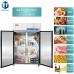 2 Door Commercial Refrigerator, WESTLAKE WK-48R 48" W Reach in Fridge 36 Cu.ft Upright Cooler for Restaurant, Bar, Shop, etc