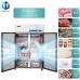 WESTLAKE Commercial Freezer 48W 2 door 2 Section Stainless Steel Reach in Solid door Fan Cooling 36 Cu.ft Freezer for Restuarant, Bar, Shop, etc