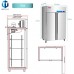 WESTLAKE Commercial Freezer 48W 2 door 2 Section Stainless Steel Reach in Solid door Fan Cooling 36 Cu.ft Freezer for Restuarant, Bar, Shop, etc