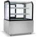 Commercial Bakery Display Case, WESTLAKE 36"W Curved Glass Refrigerated Bakery Display Case with LED Lighting