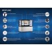 Commercial Bakery Display Case, WESTLAKE 36"W Square Glass Refrigerated Bakery Display Case with LED Lighting