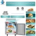 Sandwich Prep Table Refrigerator, WESTLAKE 1 Door 27" Salad Sandwich Prep Table with 8 Pans