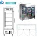 WESTLAKE 82 W Commercial Display 3 Glass Door Refrigerator Merchandiser 3 Section Stainless Steel Reach-in Glass Door Upright Fan Cooling 72 Cu.ft Cooler for Restaurant, Bar, Shop, etc