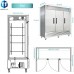 3 Door Commercial Refrigerator, WESTLAKE WKR-82B 82 W Reach in Fridge 72 Cu.ft Upright Cooler for Restaurant, Bar, Shop, etc