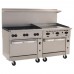 Wolf C72SS-6B36G_NAT 72 Challenger XL Natural Gas Restaurant Range With 2 Standard Ovens, 36 Griddle And 6 Burners, 310,000 BTU Wolf C72SS-6B36G_NAT 72 Challenger XL Natural Gas Restaurant Range With 2 Standard Ovens, 36 Griddle And 6 Burners, 310,000 BTU