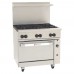 Wolf C36C-6B_LP Liquid Propane 36 Challenger XL Series Manual Range with 6 Burners and Convection Oven - 215,000 BTU