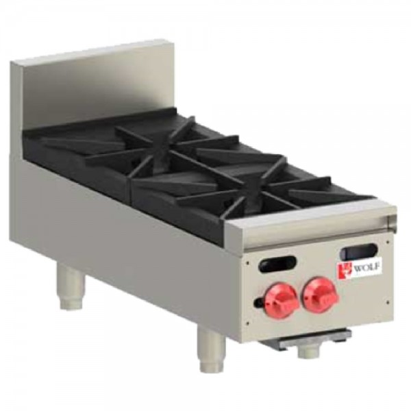 Wolf AHP212_LP Liquid Propane 12 Countertop Achiever Hot Plate with 2 Burners - 55,000 BTU Wolf AHP212_LP Liquid Propane 12 Countertop Achiever Hot Plate with 2 Burners - 55,000 BTU