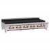 Wolf ACB60_NAT Natural Gas 62-1/8 Countertop Achiever Charbroiler With Cast Iron Radiants, 11 Burners - 187,000 BTU