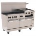 Wolf C60SS-6B24GB_LP Liquid Propane 60 Challenger XL Series Range with 6 Burners, 24 Right Side Griddle/Broiler, and 2 Standard Ovens - 268,000 BTU Wolf C60SS-6B24GB_LP Liquid Propane 60 Challenger XL Series Range with 6 Burners, 24 Right Side Griddle/Broiler, and 2 Standard Ovens - 268,000 BTU