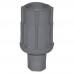BK Resources BK-PLAF Bullet Foot Plastic Fits 1-5/8 OD Round Tubing