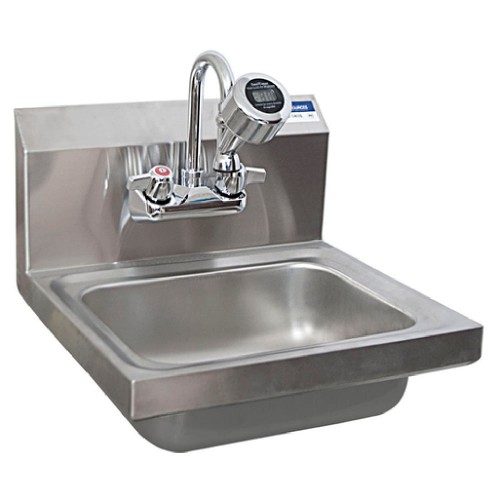 BK Resources BKHSW1410STPG Hand Sink With Sanitimer Handwashing