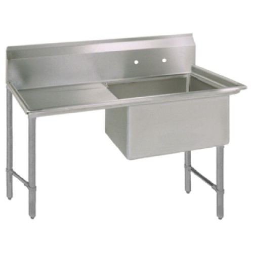 BK Resources BKS61181418LS Sink One Compartment 403/16"W X 231/2