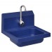 BK Resources APHS-W1410-1BSEF Antimicrobial Hand Sink 14 Wide X 10 Front-to-back X 5 Deep Bowl