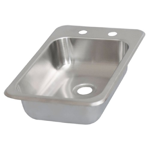BK Resources BKDIS10145D DropIn Sink One Compartment 121/8"W X 18
