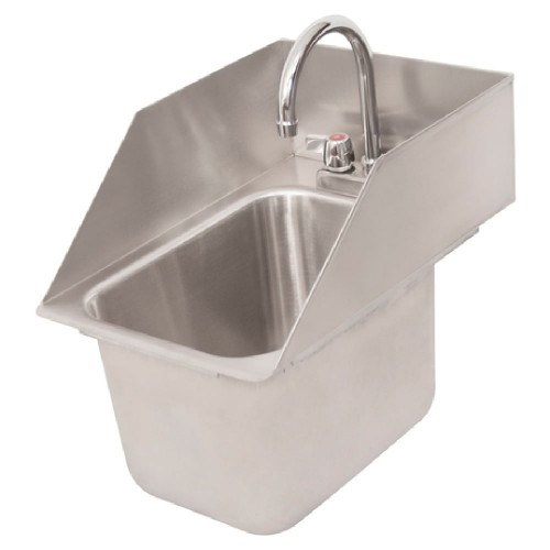 BK Resources DDI10141024SPG Deep Drawn DropIn Sink One Compartment