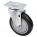 BK Resources 5SBR-1PT-PLY Caster 5 Diameter Swivel Plate Without Brake