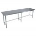 BK Resources QVTOB-9636 Work Table 96W X 36D X 34-3/4H Overall Size 14/304 Stainless Steel Flat Top BK Resources QVTOB-9636 Work Table 96W X 36D X 34-3/4H Overall Size 14/304 Stainless Steel Flat Top
