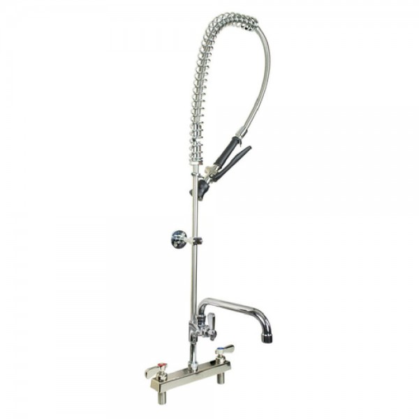 BK Resources EVO-8DMPR-AF12 Evolution Pre-Rinse Assembly With Add-on Faucet Deck Mount BK Resources EVO-8DMPR-AF12 Evolution Pre-Rinse Assembly With Add-on Faucet Deck Mount
