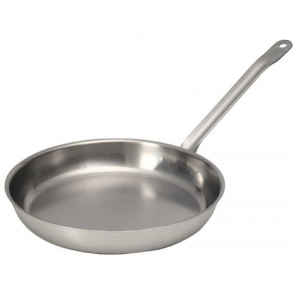 11-Inch Commercial Stainless Steel Frying Pan