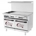 2 Burner gas stove, 60 Propane Gas Range with 48 Right Griddle