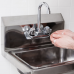 18 Wall Mounted Hand Sink with Gooseneck Faucet