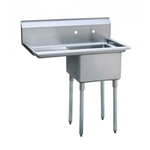 1 Compartment 18 Gauge Sink with Left Drainboard